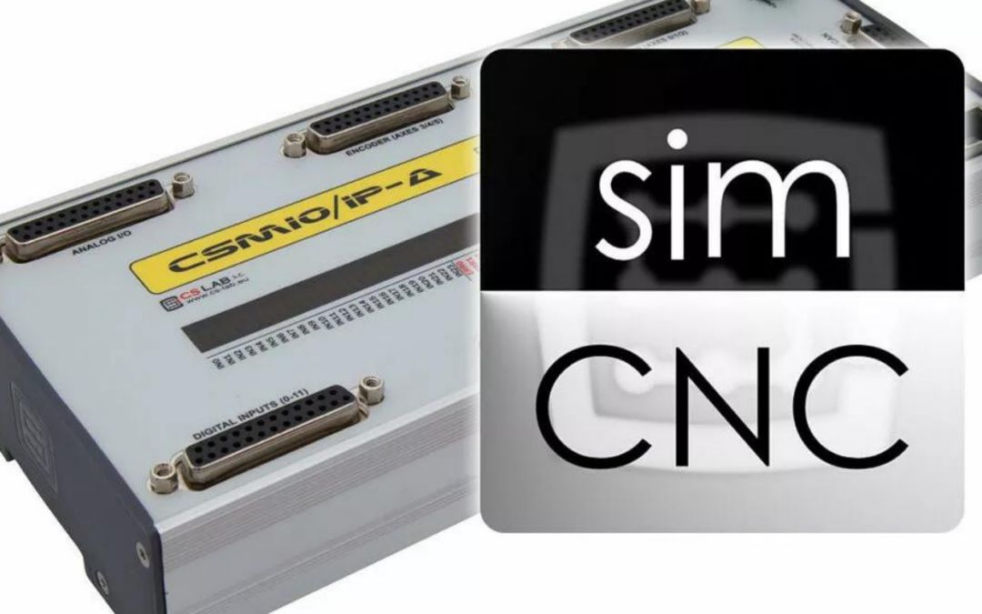 Anschluss von CSMIO/IP-S-Controller, simCNC-Software und HY07D543B VFD